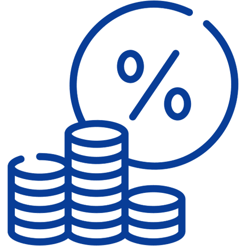 Higher interest rates