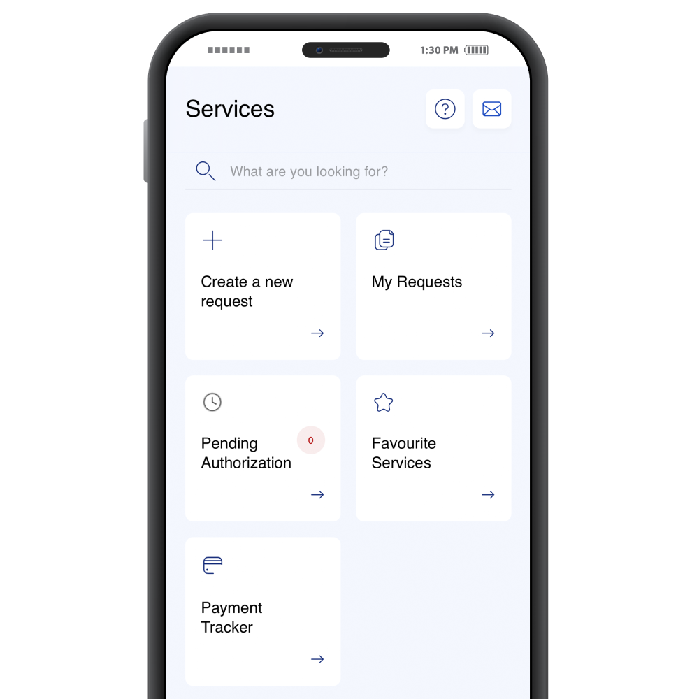 Request track and receive
